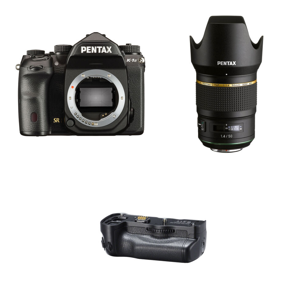 

Зеркальная камера Pentax Pentax K-1 Mark II DSLR Camera with 50mm Lens and Battery