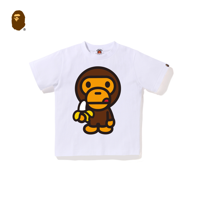 Детская футболка FW25 A Bathing Ape, белый whx — фото 2