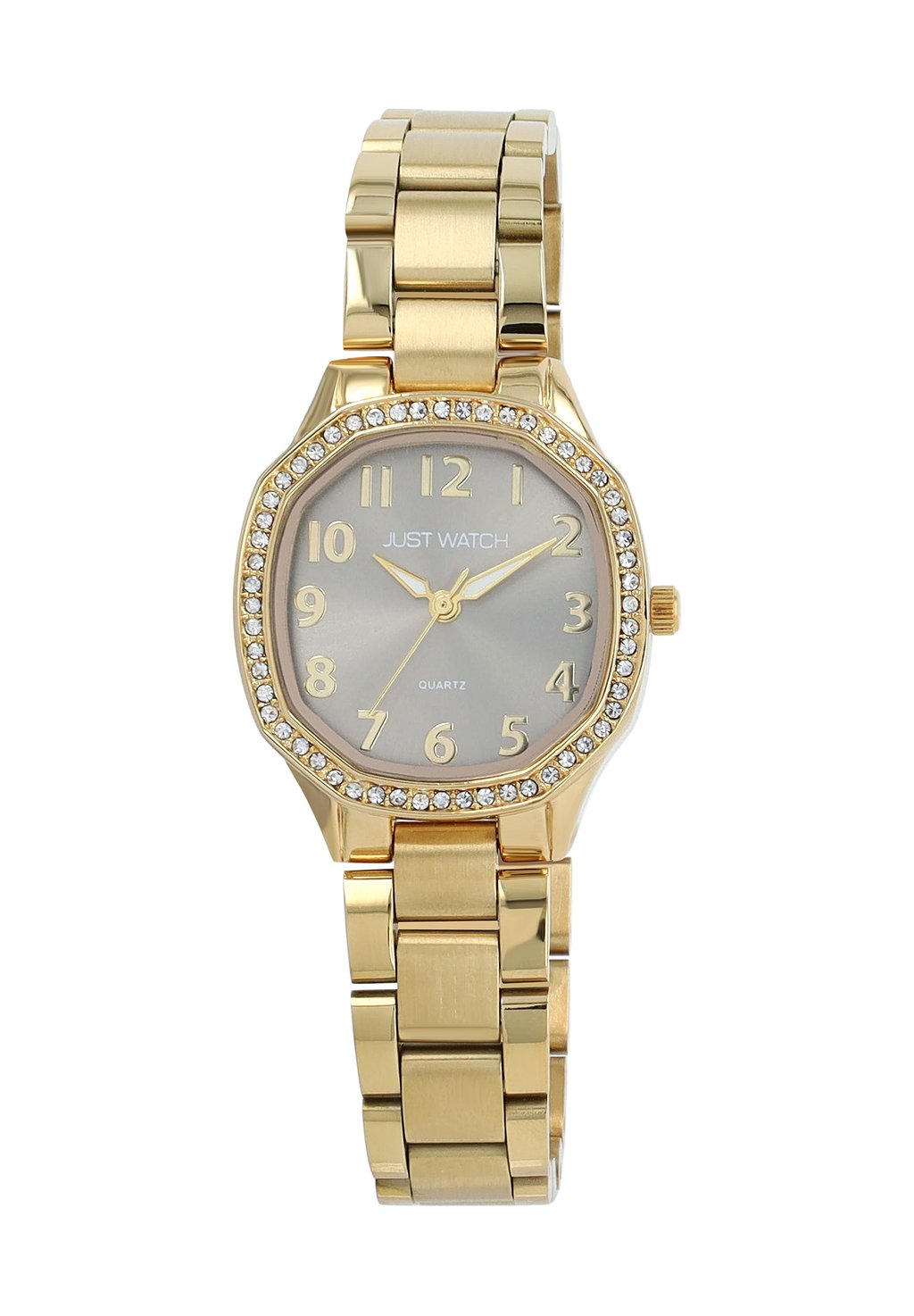 

Часы ELVA BESATZ ELEGANZ FUNKELN MODERN 3 ATM TONNEAU Just Watch, золотой