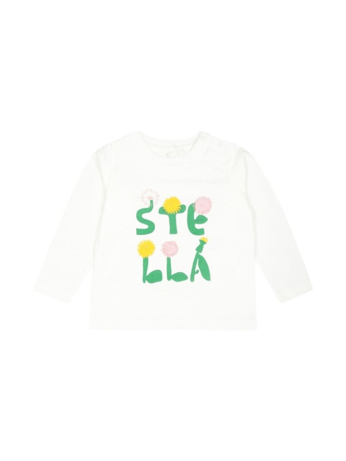 

Stella McCartney Kids толстовка с цветочным принтом, белый