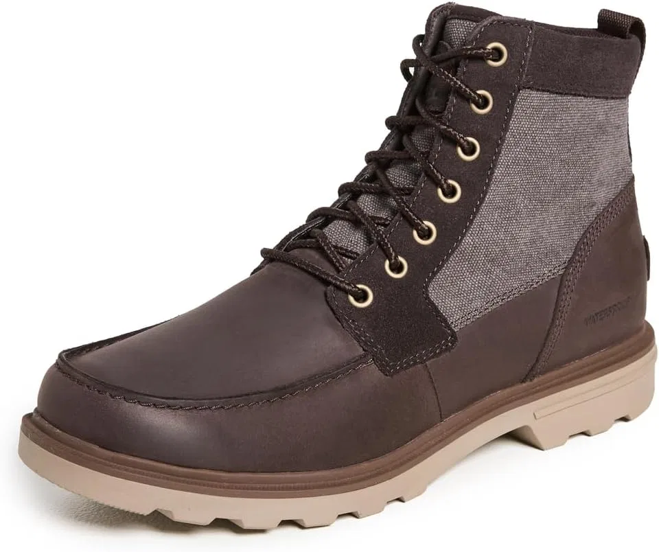 Мужские ботинки Sorel Carson Moc WP, бежевые