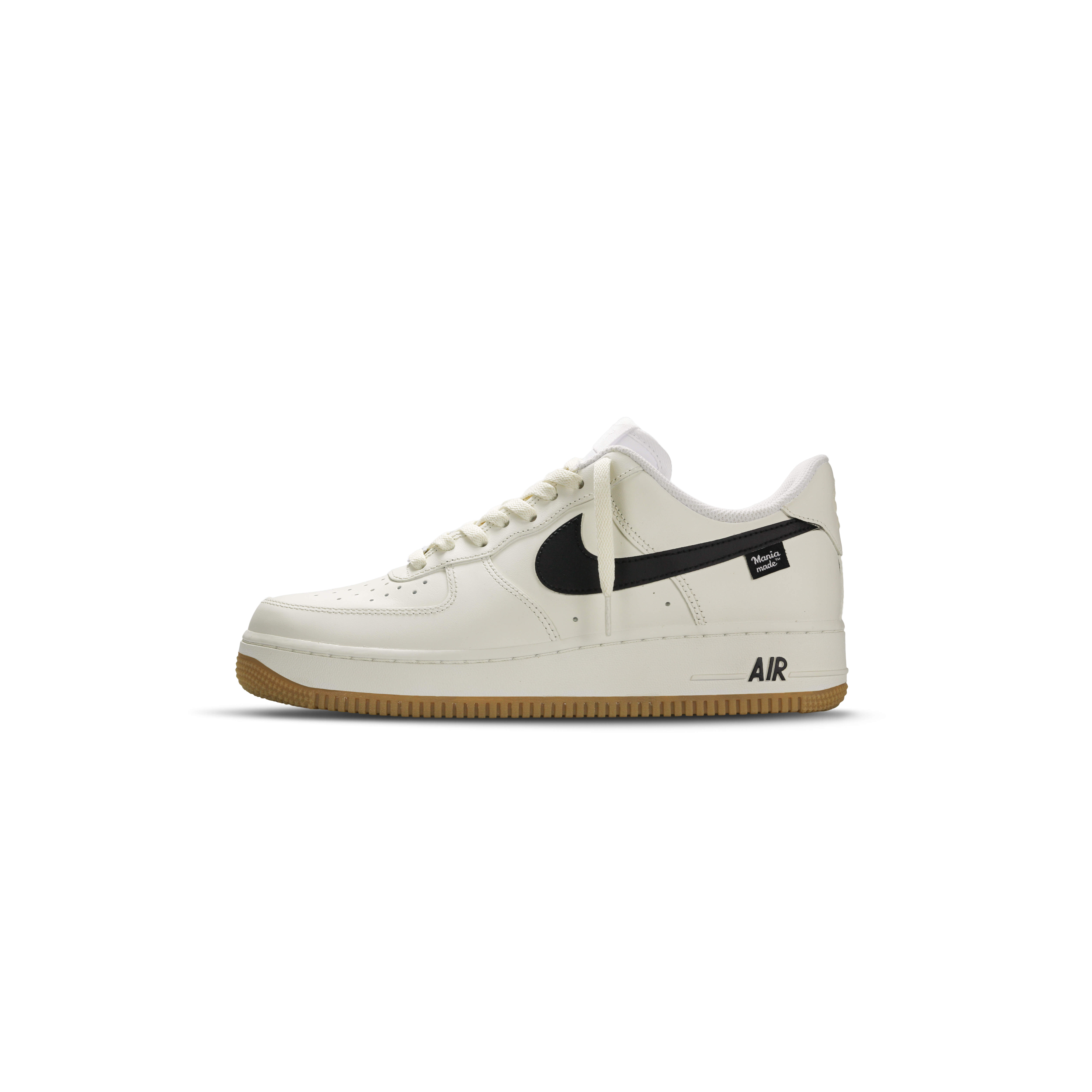 

Nike Кроссовки Air Force 1 с низким верхом, амортизирующие, износостойкие, для скейтбординга, мужские, бежево-черные