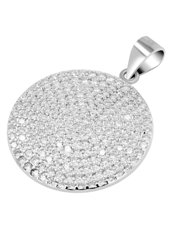 

Adeliás Женский кулон из серебра 925 пробы с кубическим цирконием в серебряной оправе