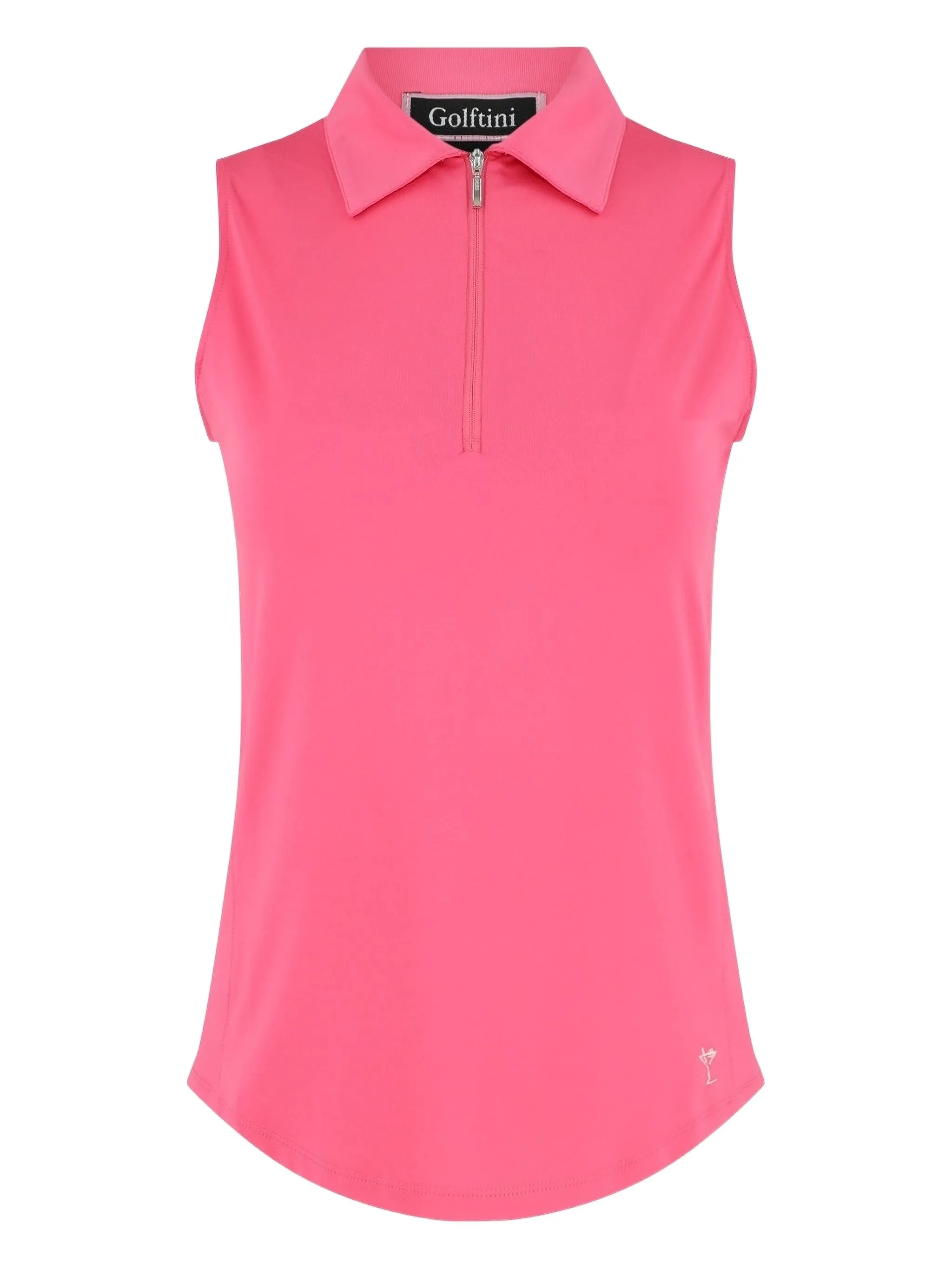 

Рубашка поло без рукавов Golftini, розовый