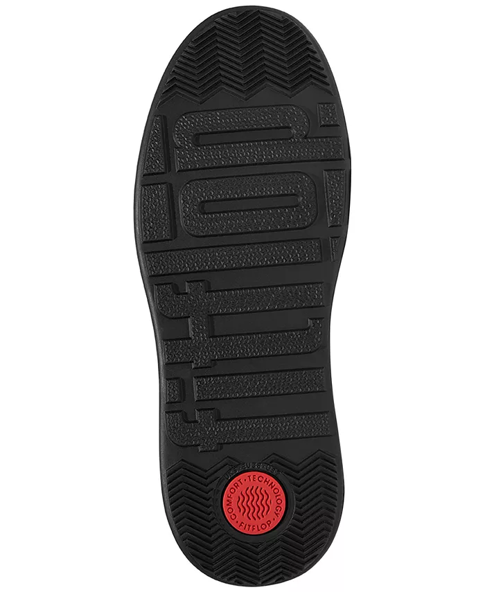 Женские ботинки челси F-Mode с отделкой из кожи Gem-Trim Fitflop, черный — фото 3