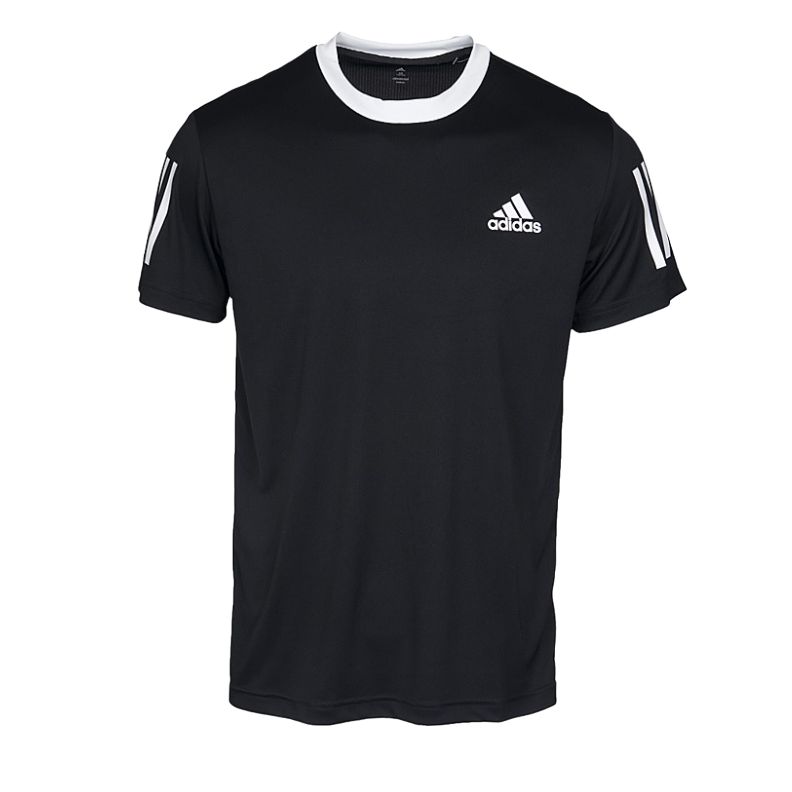 Футболка с тремя полосками Adidas, черный — фото 3