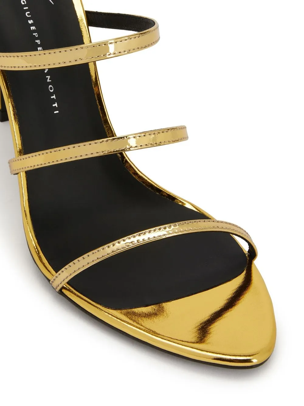 Босоножки Alimha 105 на шпильке Giuseppe Zanotti, золотой — фото 4