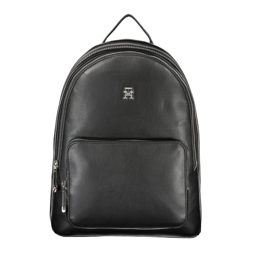 

Шикарный экологически чистый черный рюкзак Tommy Hilfiger