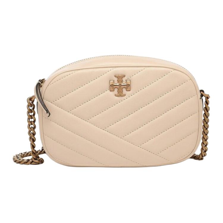 

TORY BURCH Кожаная камера Kira Nappa через плечо на пояс женская новая кремовая