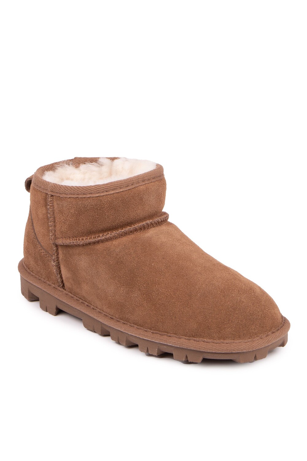 Женские мини-сапожки Grace из овчины Just Sheepskin, коричневый — фото 3