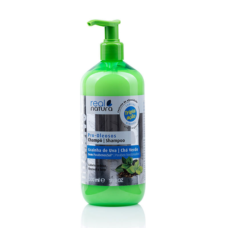 

Очищающий шампунь Champú Sin Sal Cabello Graso Real Natura, 500 мл