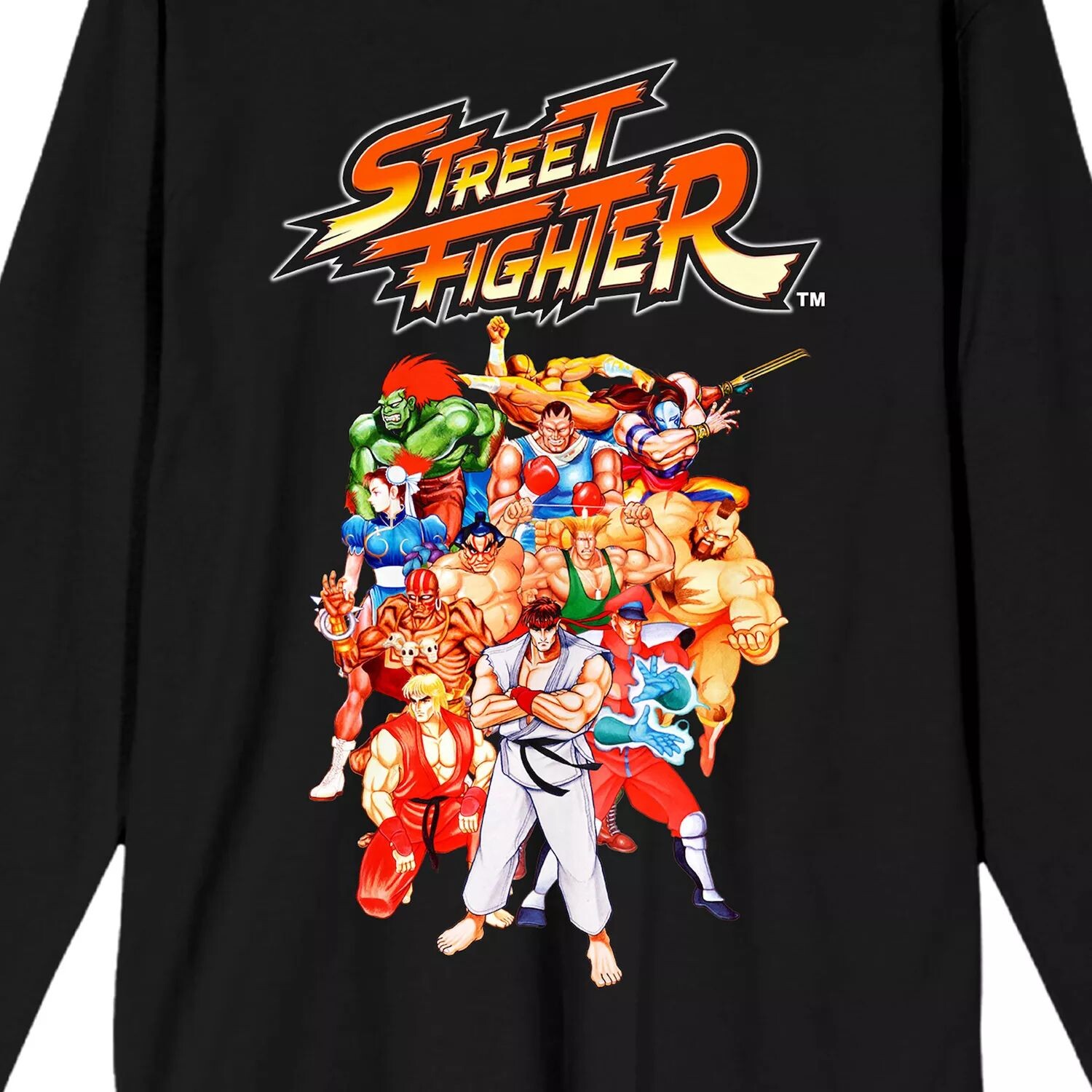 

Мужская футболка Street Fighter с длинными рукавами Licensed Character