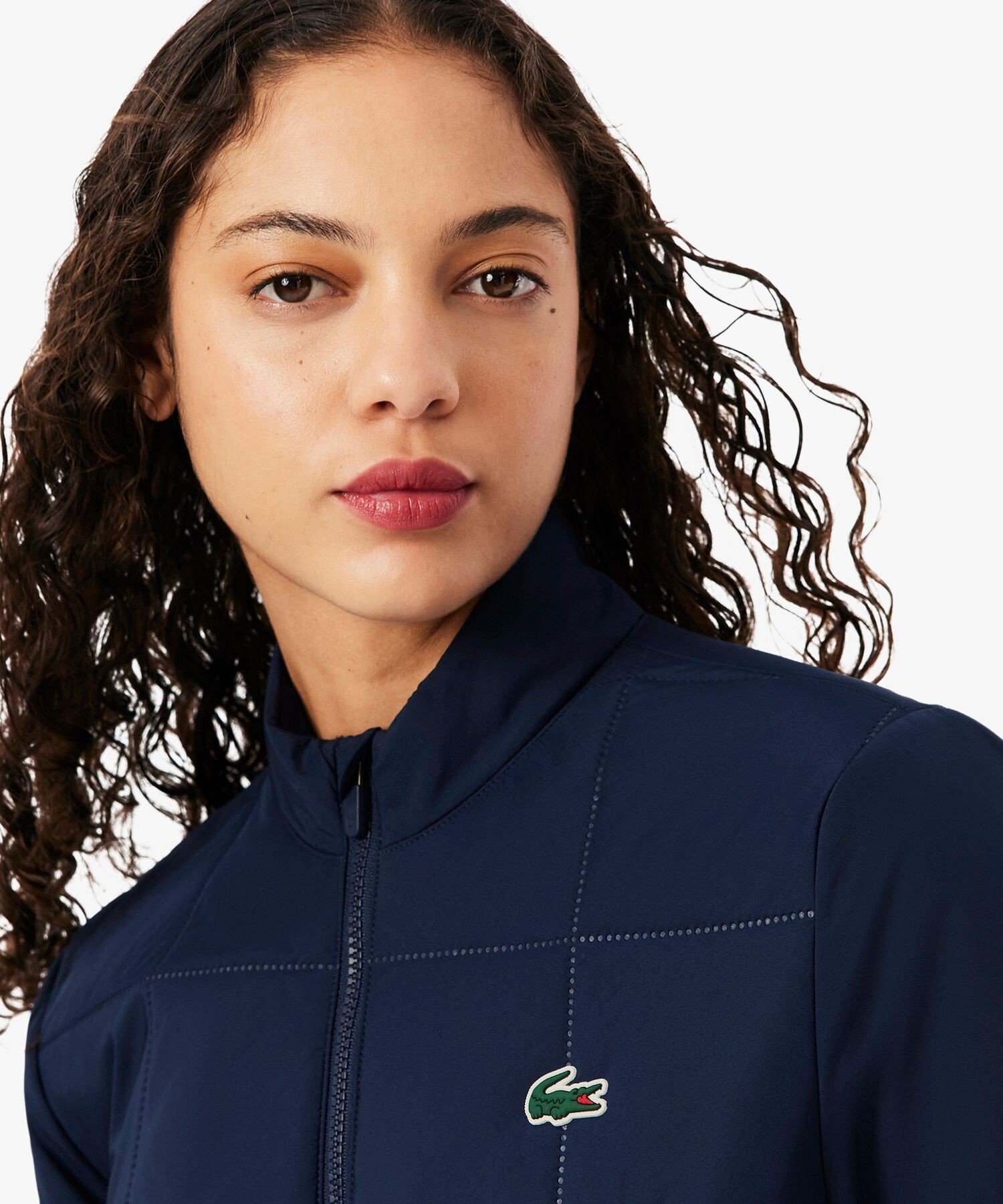 Куртка для гольфа LACOSTE стеганая водоотталкивающая, Navy — фото 2