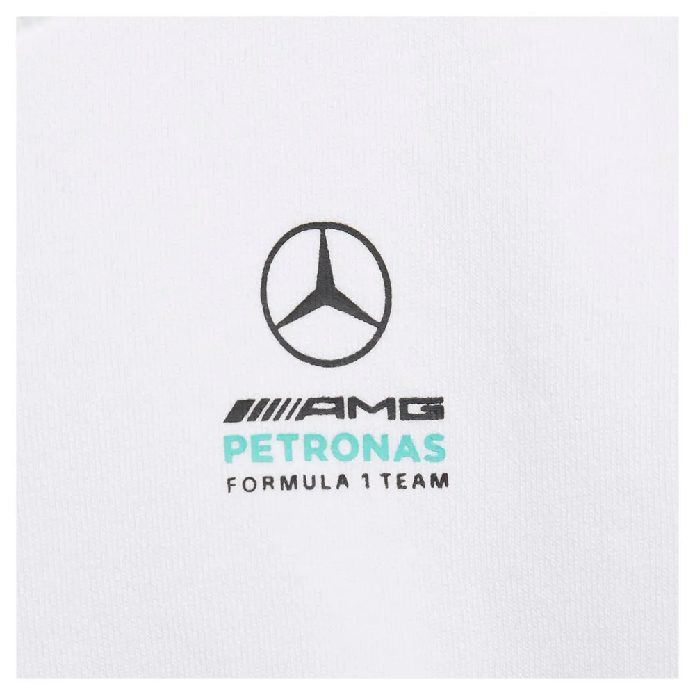 Комплект adidas Mercedes-AMG Petronas F1 Team DNA Jogger Long Sleeve, белый — фото 4