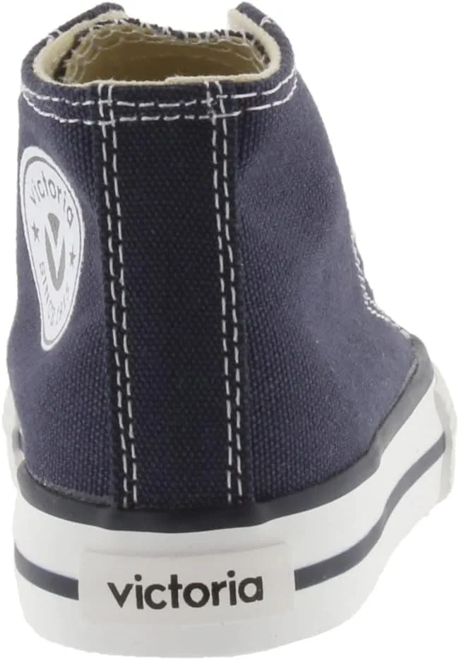 Высокие кеды Victoria Unisex Tribu из парусины с резиновым носком, модель 106500, морской — фото 3