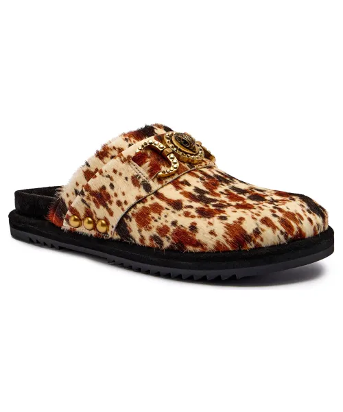 Кожаные сандалии-мюли Mansion Kurt Geiger, коричневый