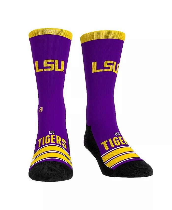 

Носки мужские и женские LSU Tigers Gametime Stripe Crew Rock 'Em
