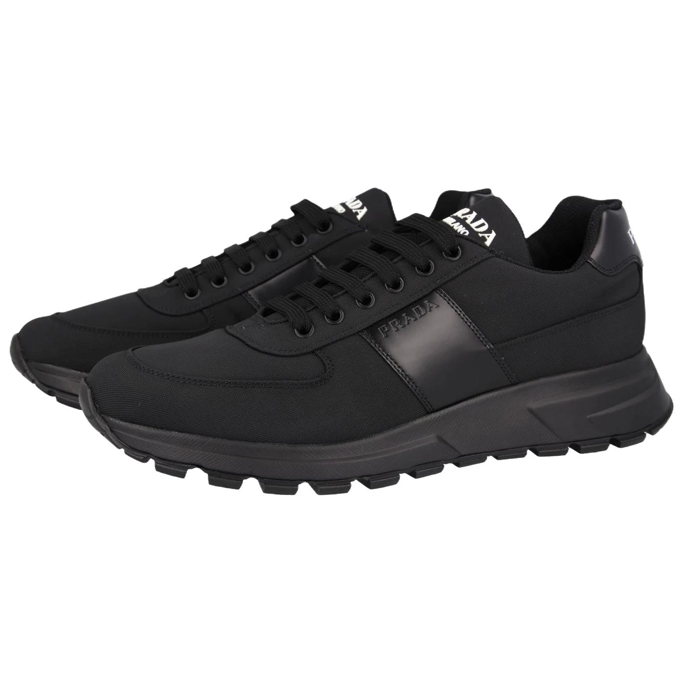 PRADA Повседневные кроссовки Prax01 low top мужские black — фото 4
