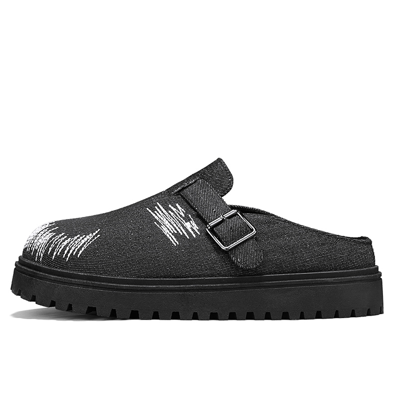 

Мужские сандалии с закрытым носком на резиновой подошве VANSSI, Denim Black