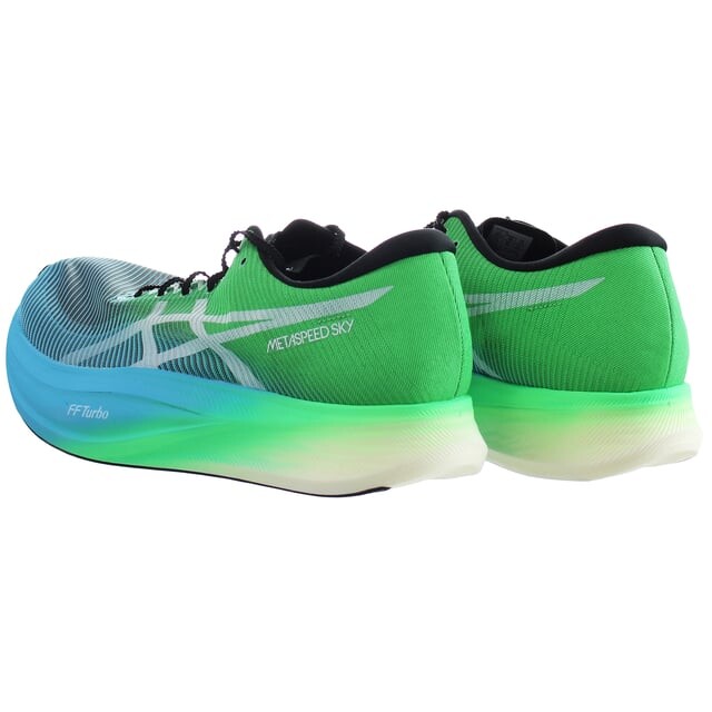 Мужские беговые кроссовки Metapeed sky+ сине-зеленого цвета Asics, мультиколор — фото 3