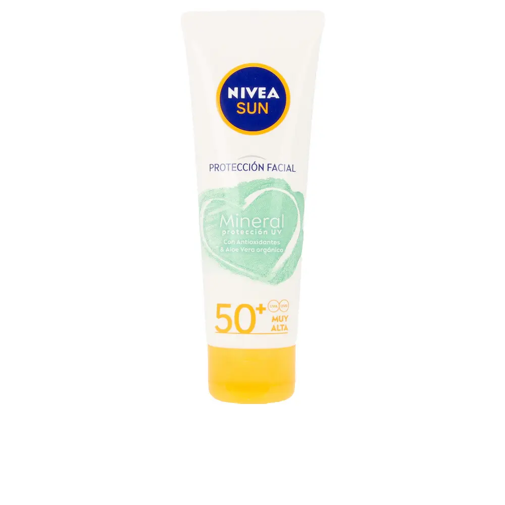 

Солнцезащитный крем Sun facial mineral protección uv spf50+ Nivea, 50 мл.