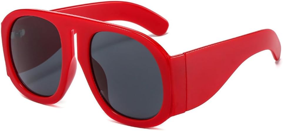 

Солнцезащитные очки UV400 для панк-стиля, с большой оправой и градиентными линзами, подходят для женщин и мужчин, для бега и занятий спортом на открытом воздухе generic, C15red-black