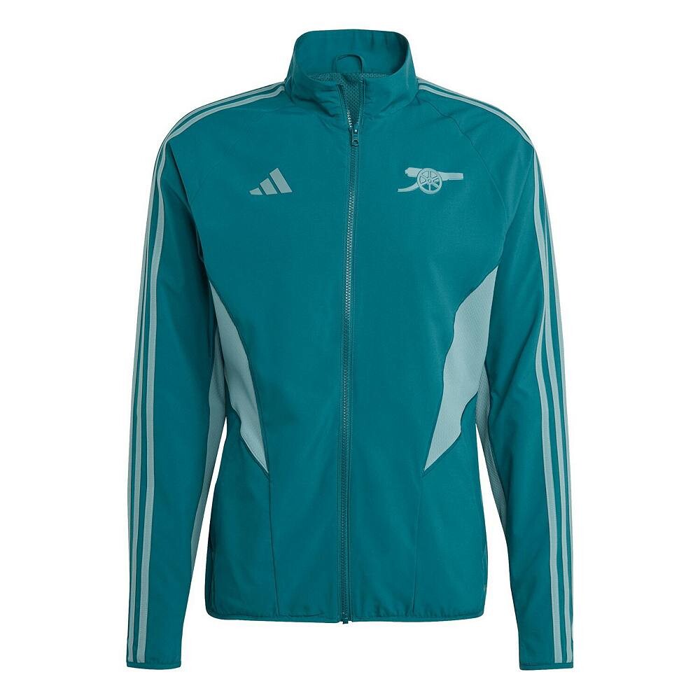 

Мужская куртка adidas Green Arsenal 2023/24 Anthem с молнией во всю длину Adidas, цвет Arn Green
