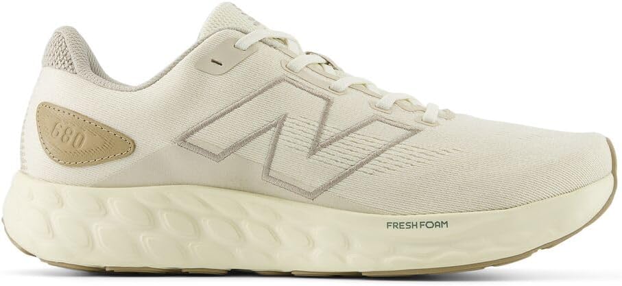 Мужские кроссовки New Balance Fresh Foam 680 V8, Angora/Arid Stone/Angora — фото 3