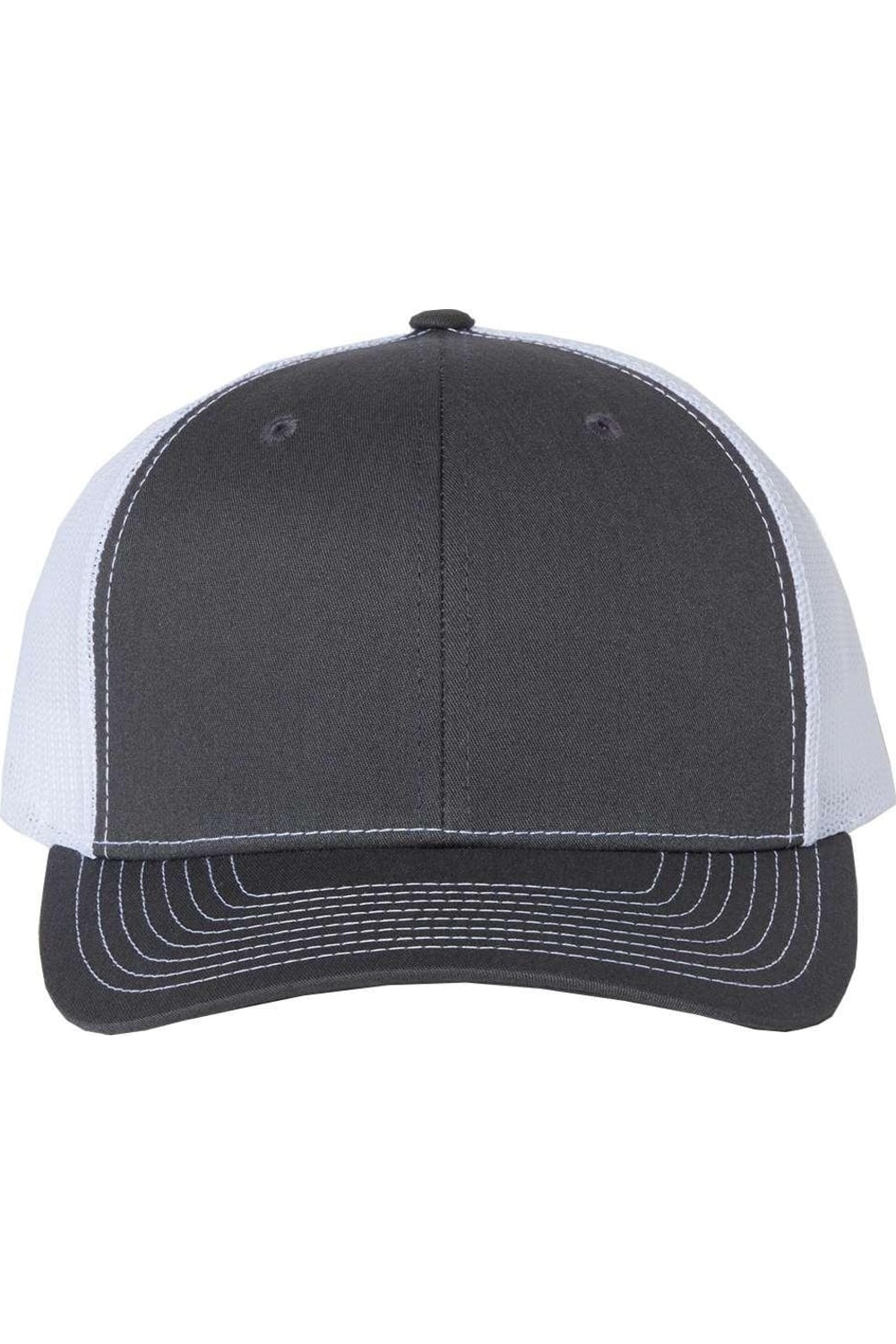 

Регулируемая бейсболка дальнобойщика Richardson Snapback, цвет charcoal/ white