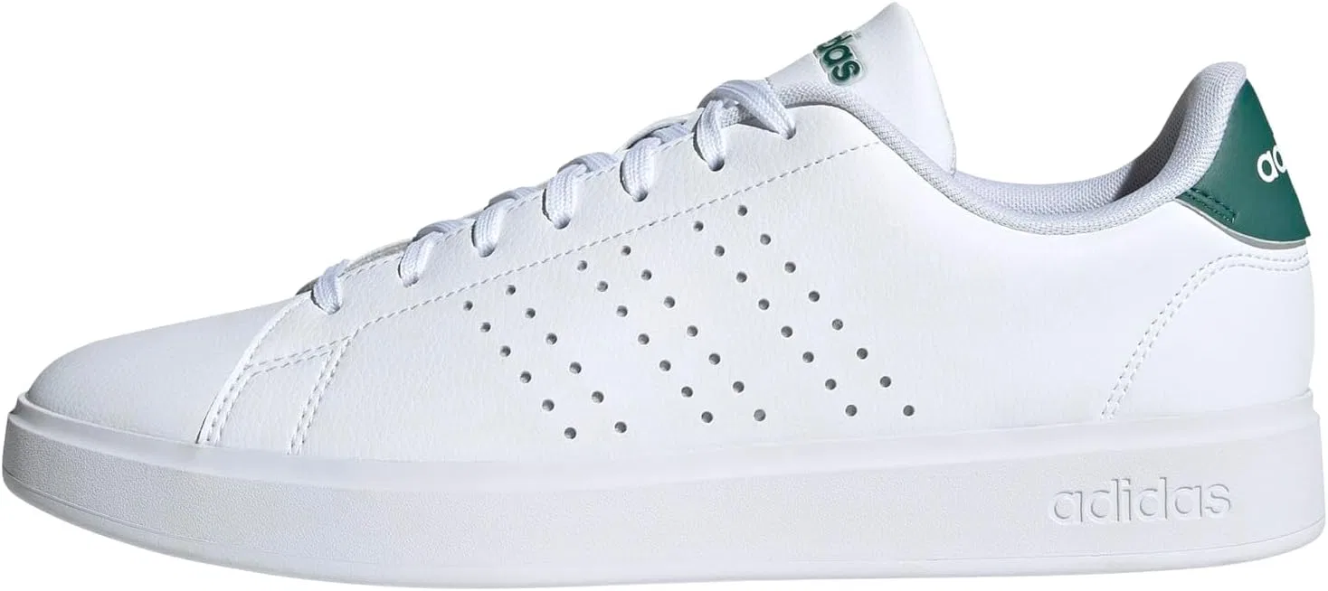 Кроссовки Adidas Unisex Advantage 2.0, Cloud White Core Black Green