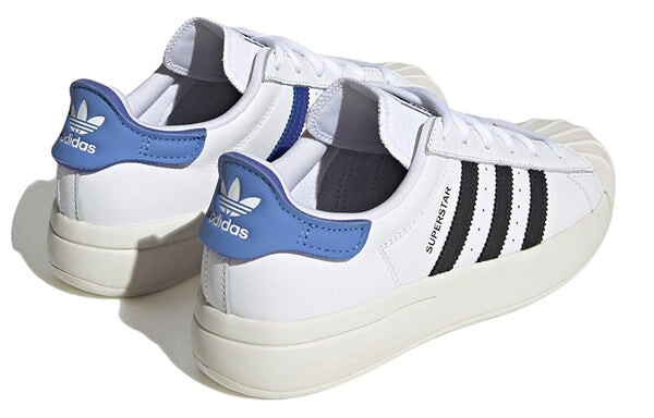 Кроссовки оригиналы суперзвезда аюн Adidas, белый — фото 4