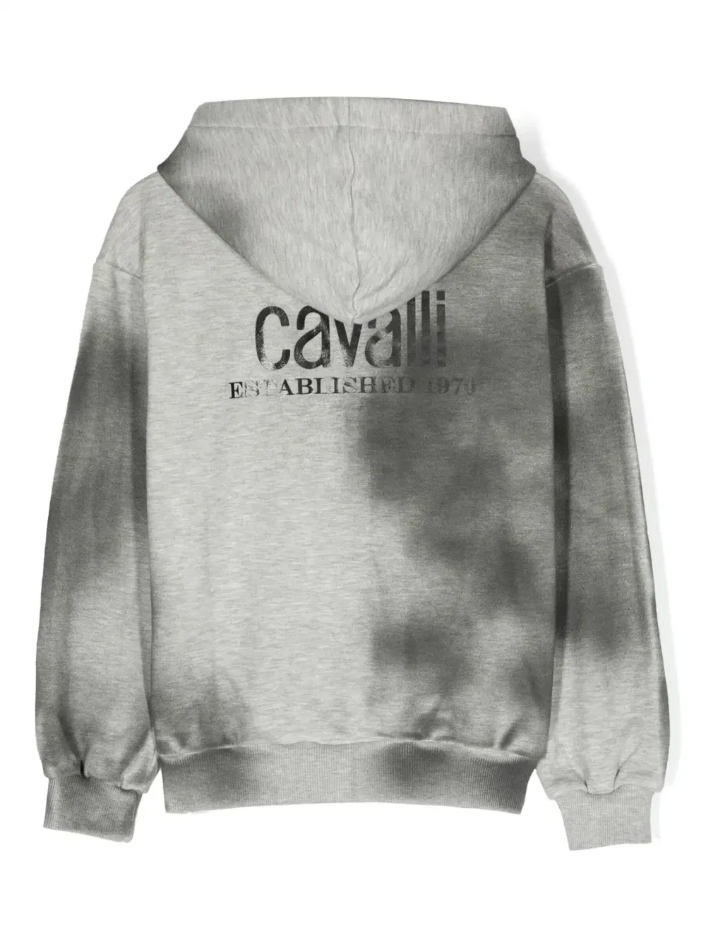 Худи на молнии Roberto Cavalli Junior, серый — фото 2