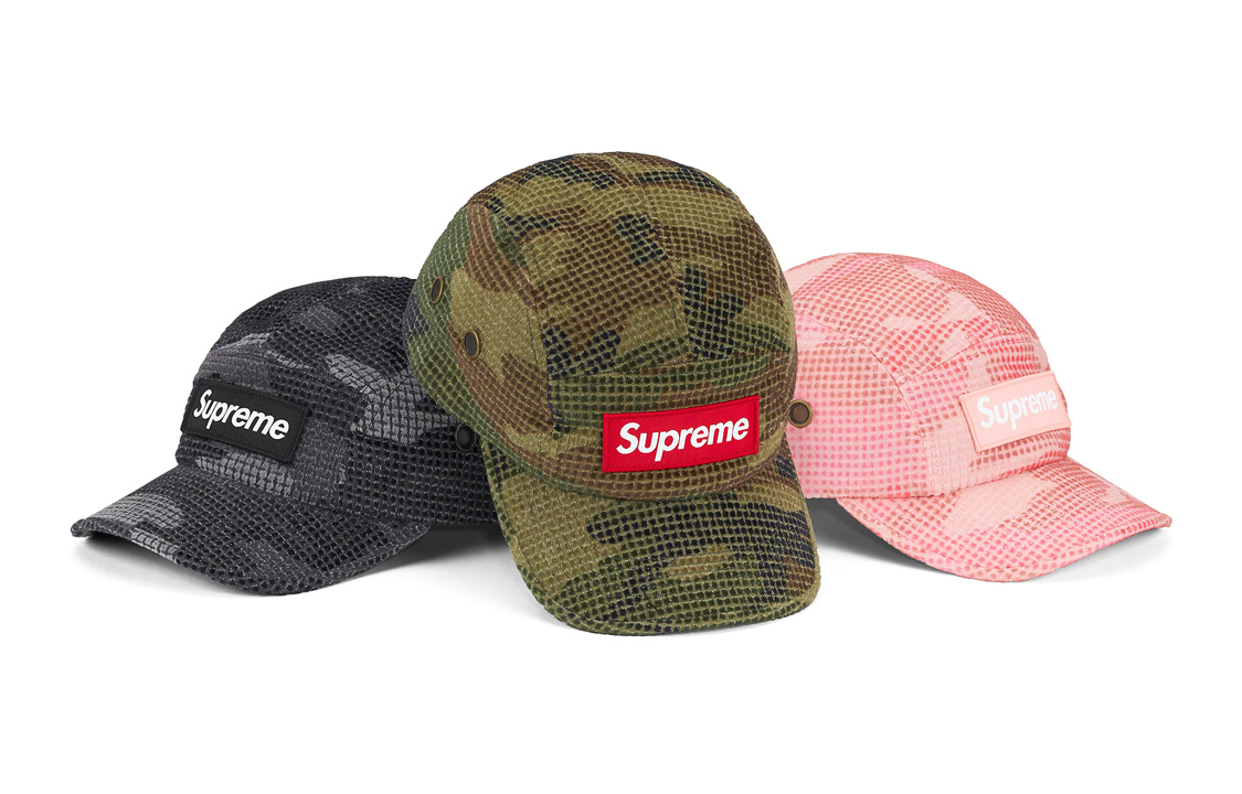 

Кепка Supreme Camo Grid, черный