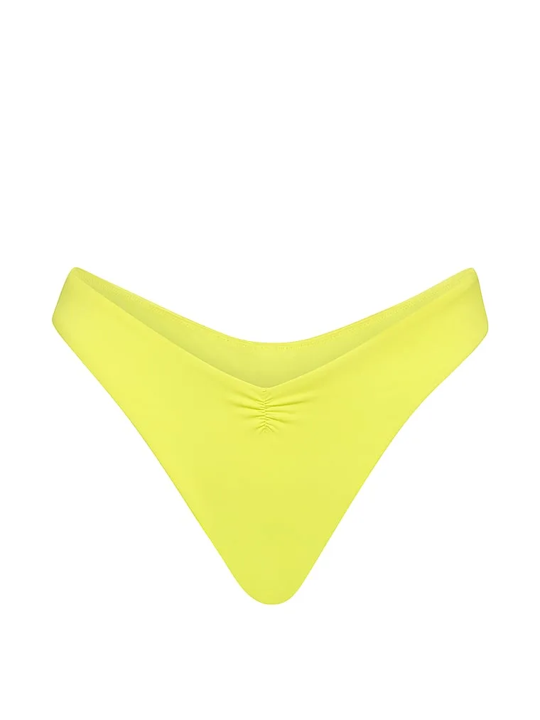 Незаменимые трусики-стринги с зауженными штанинами Victoria'S Secret Swim, Electric Citron — фото 4