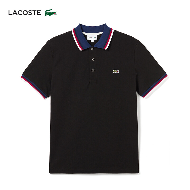 

Рубашка мужская Lacoste с короткими рукавами, черный