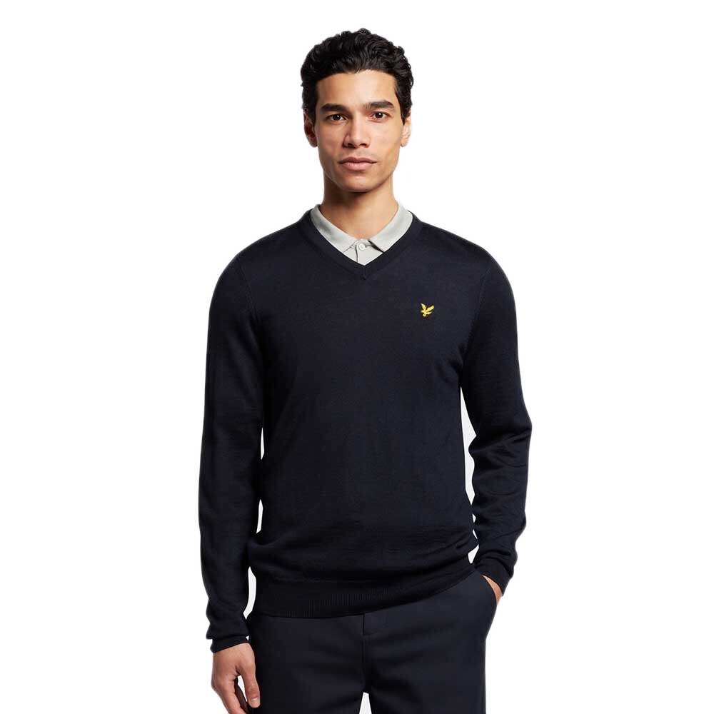 

Свитер Lyle & Scott Tonal Eagle V Neck, синий
