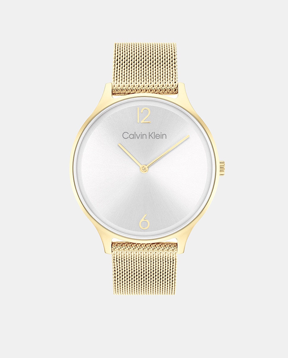 

Женские часы Timeless 25200003 Gold Steel Mesh Calvin Klein, золотой