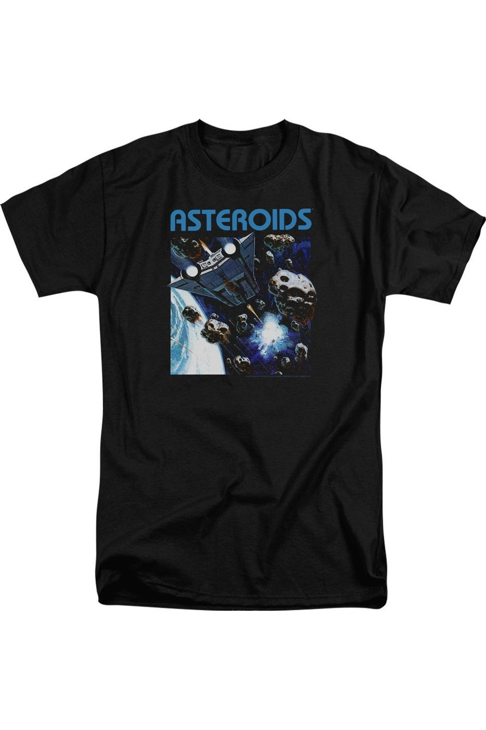 

Футболка Atari 2600 Asteroids с коротким рукавом для взрослых Gildan, черный