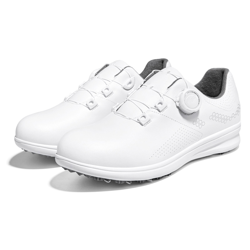 Женские гольф-туфли Low Top Белый PGM, Бело-розовые — фото 2