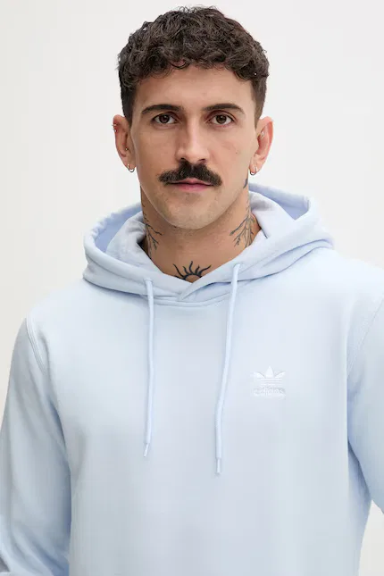 Худи синее Adidas Originals — фото 4