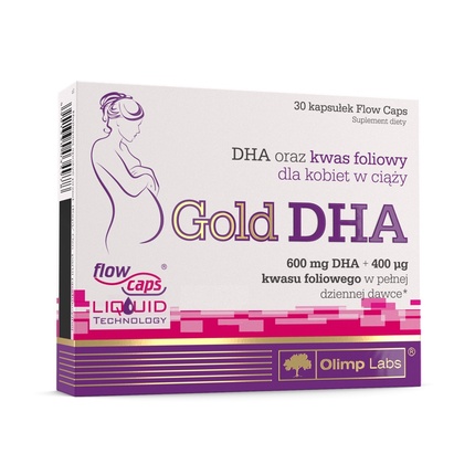 

Пищевая добавка Gold DHA для женщин во время беременности - 30 капсул Olimp Labs