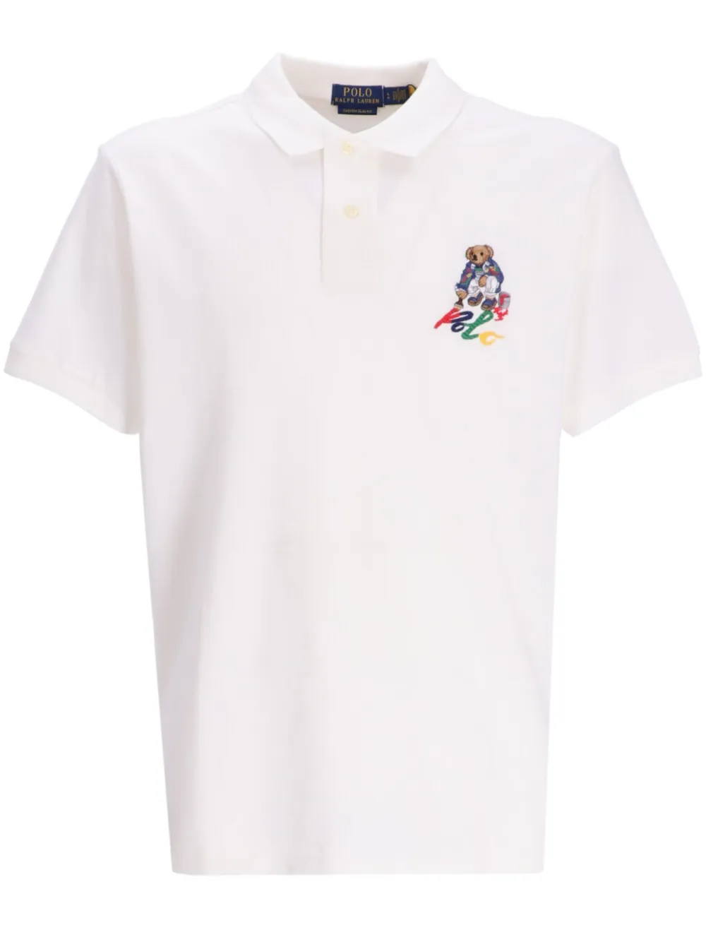 

Рубашка поло с принтом Polo Bear POLO RALPH LAUREN, белый