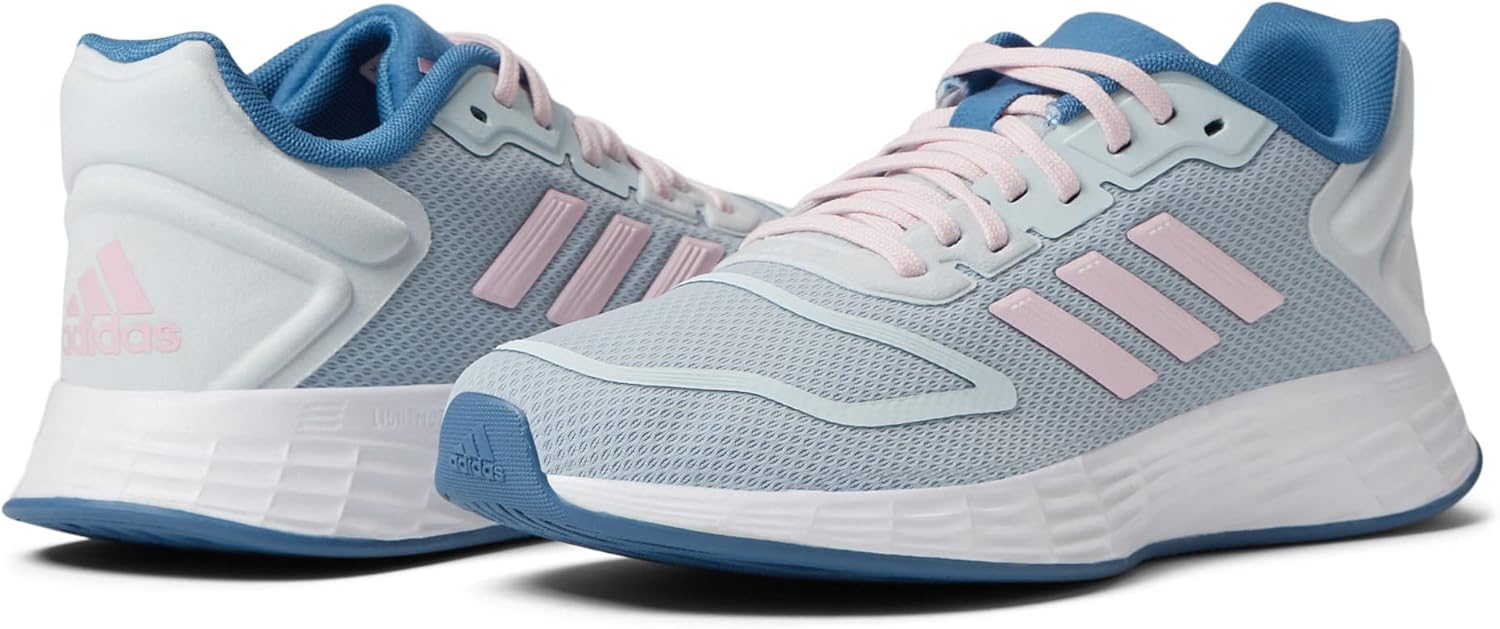 Беговые кроссовки Adidas Duramo 10 для мальчиков, синий/розовый — фото 2
