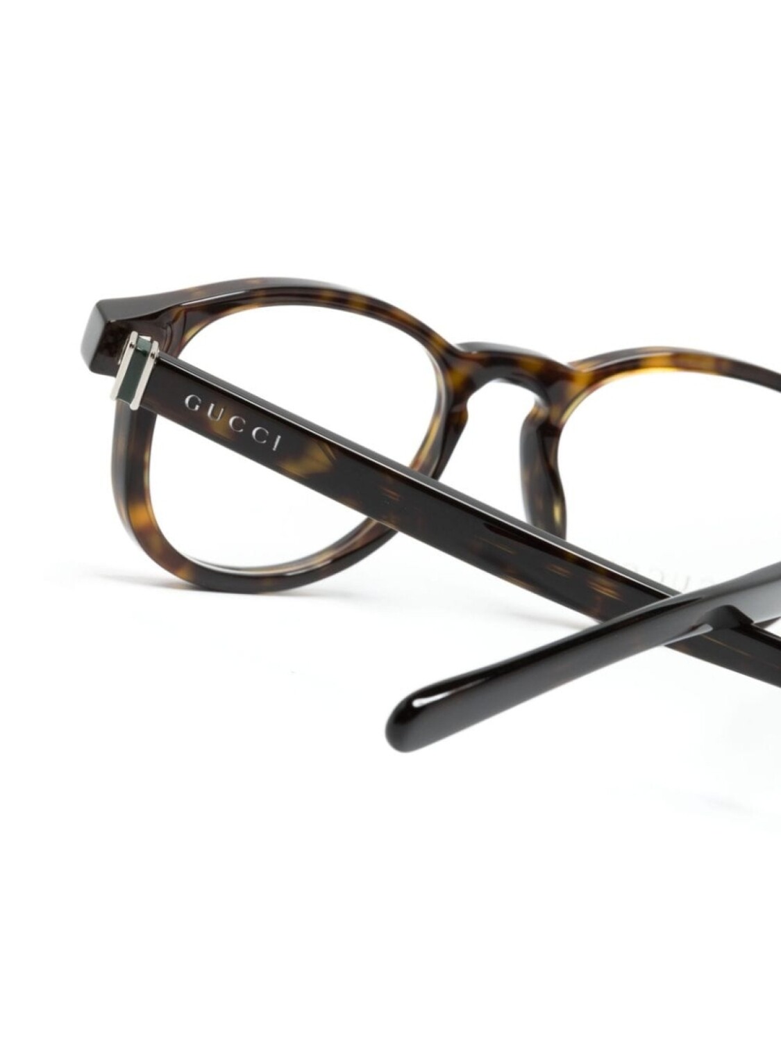 Gucci Eyewear солнцезащитные очки GG1510O в круглой оправе, коричневый — фото 3