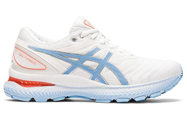 Кроссовки гель нимбус 22 Asics, белый — фото 2