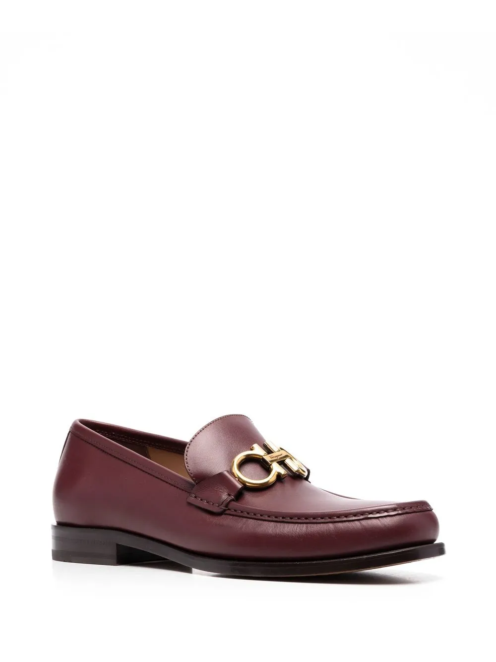 Лоферы с пряжкой Gancini Ferragamo, фиолетовый — фото 2