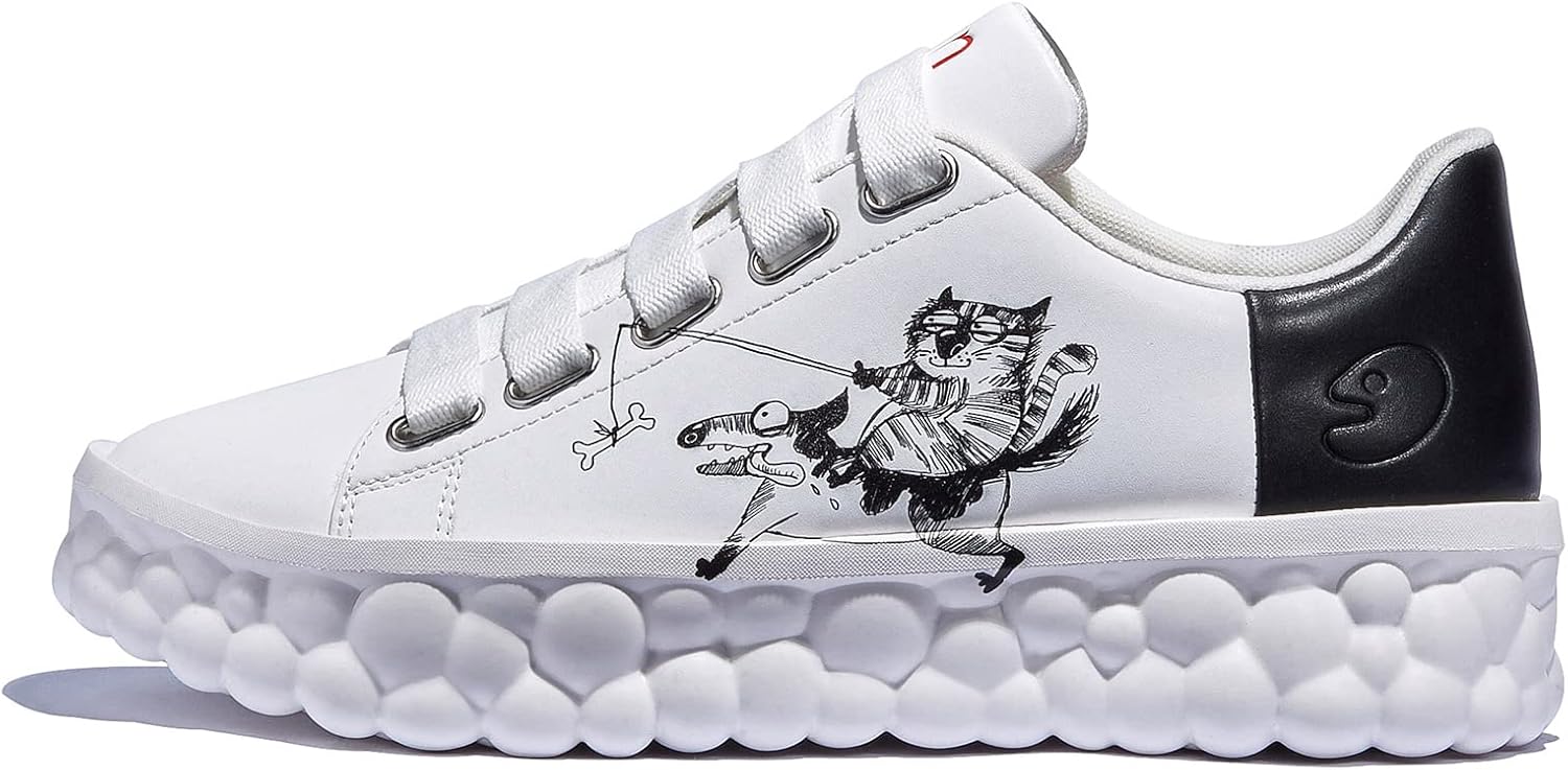 

Мужские модные кроссовки UIN Легкие прогулочные повседневные слипоны Художественно раскрашенные спортивные путешественные скейт-кроссовки Las Ramblas, Las Ramblas Ⅵ-run Faster 4