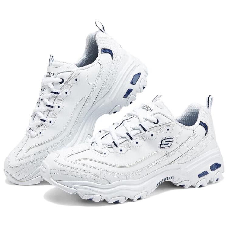 Кроссовки Skechers D"Lites 1.0 Chunky Sneakers Men Low-top White, белый — фото 4