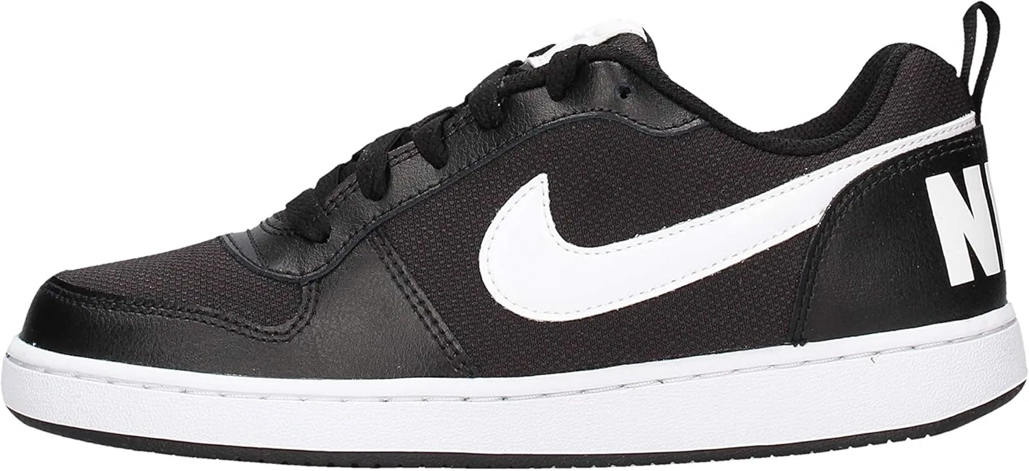 Мужские баскетбольные кроссовки Nike Court Borough Low Pe (Gs), Black White 2