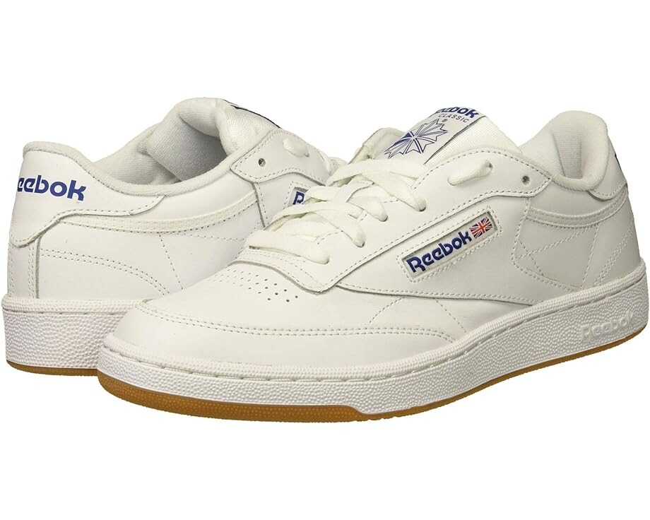 

Кроссовки Reebok Lifestyle Club C 85, цвет Int/White/Royal/Gum